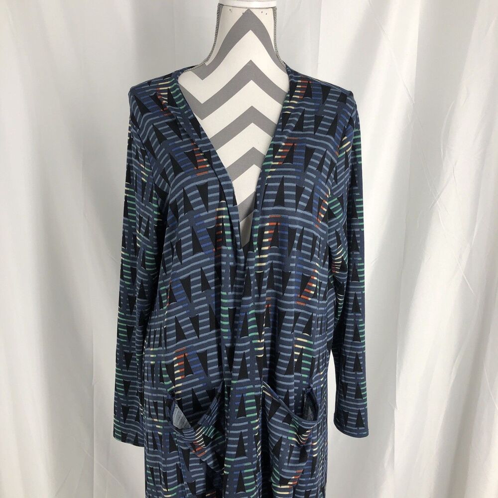 Women's Sarah Lularoe Long Cardigan Sweater/ Duster Sz. Large